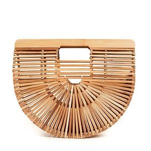 Cult Gaia Small Wooden Ark Bag